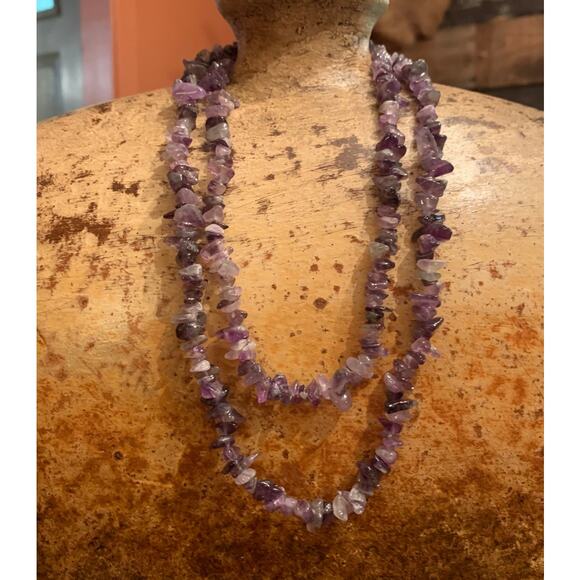 Set of 4 Gemstone Chip Necklaces - Picture 6 of 7